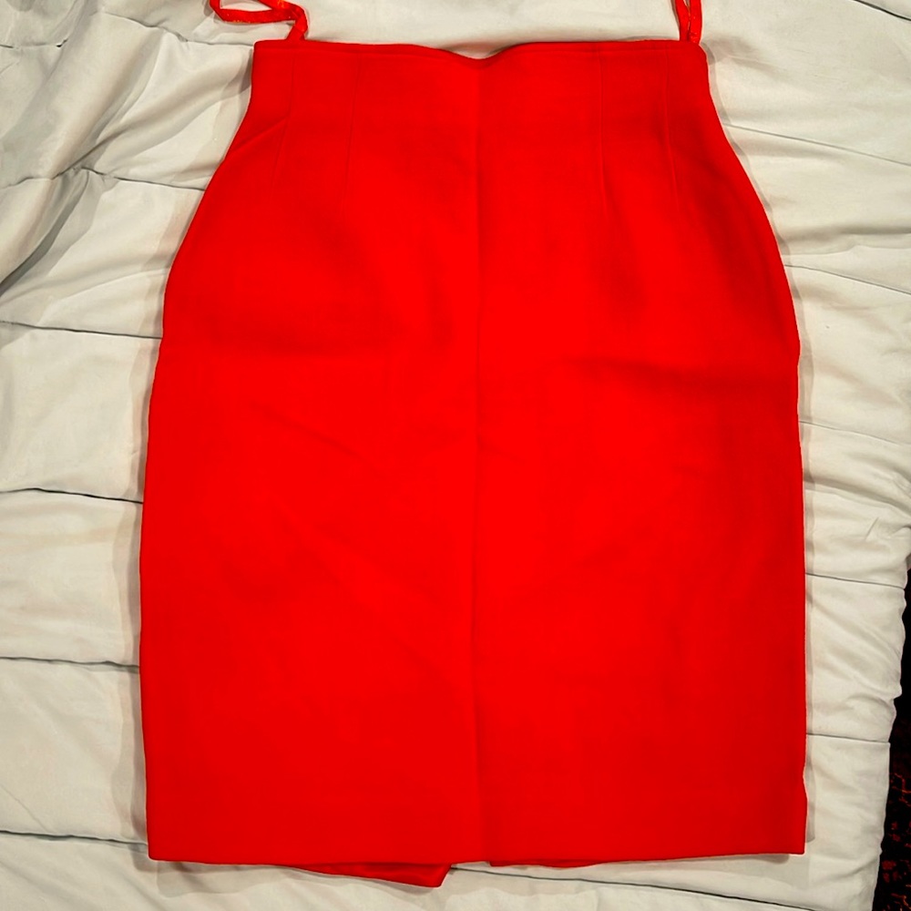 Emanuel Ungaro vintage wool pencil skirt, S, EUC.